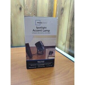 New Spotlight Acent Lamp  Mainstays Black Nib